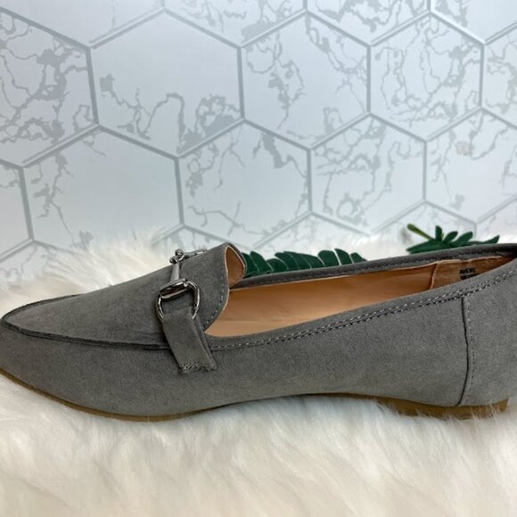 GREY SUEDE LOAFERS - Picture 3 of 7